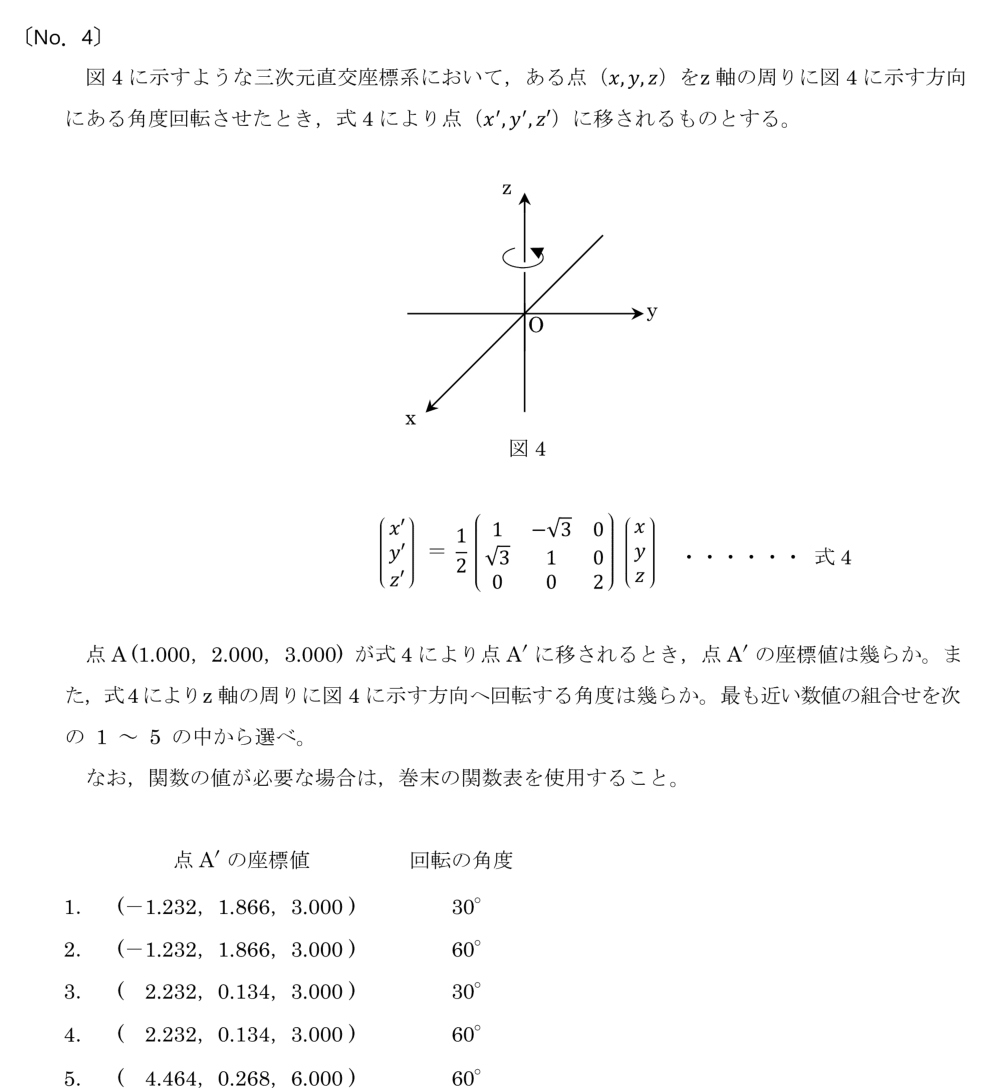 令和6年 測量士試験（午前） 問題（実際の試験問題）